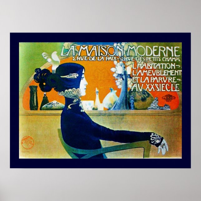 POSTER DIVINE EN BLEU (Devant)