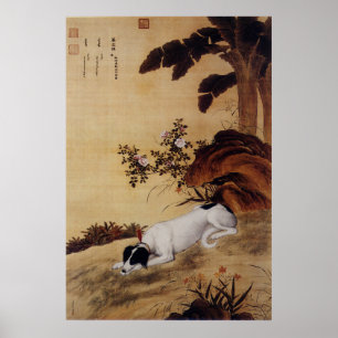 Poster Dix Chiens primés - Mukongque (lévriers chinois)