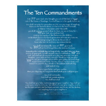 Dix Commandements Bleu
