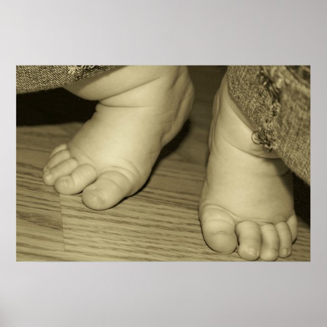 Poster Dix Minuscules orteils (Devant)