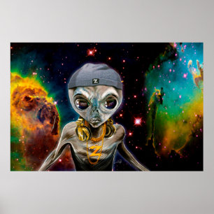 Poster DJ Zedd l'Alien Rave Master