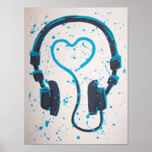Poster DJ's Love Music