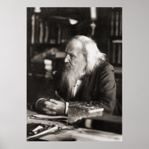 Poster Dmitri Ivanovich Mendeleev Portrait