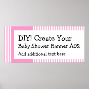Poster do-it-yourself Créez votre propre bannière de Baby