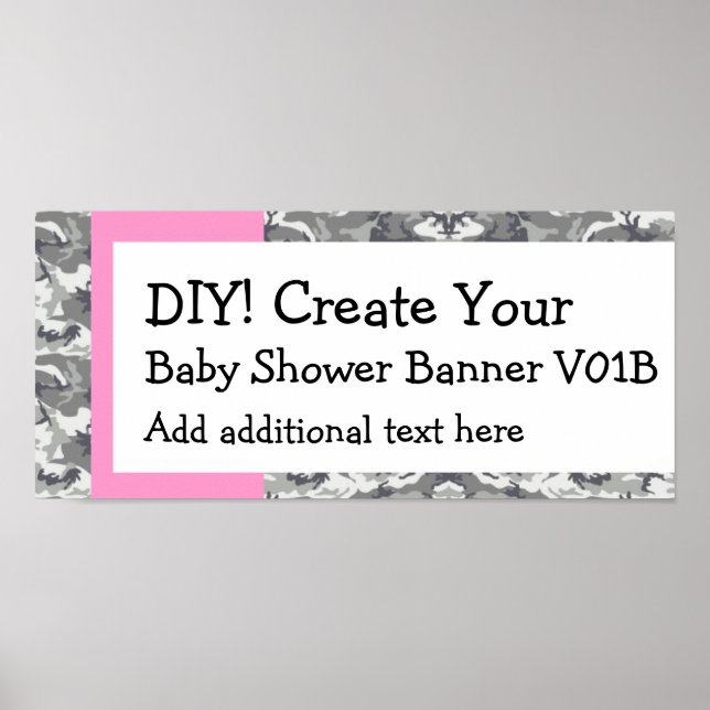 Poster do-it-yourself Créez votre propre bannière de Baby (Devant)