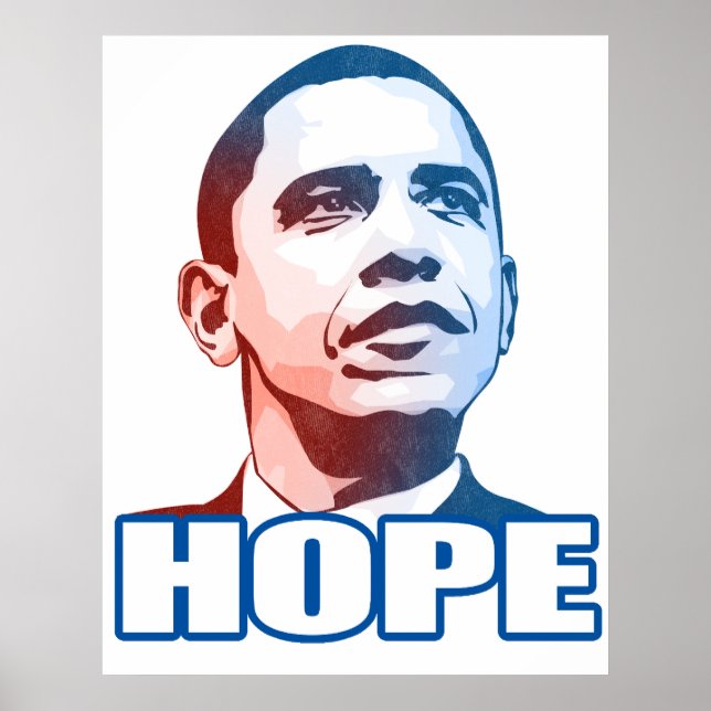 Poster d'Obama Hope (Devant)