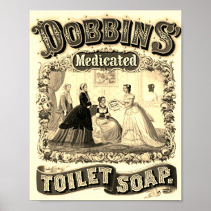 Poster Dobbins Médicaments Toilettes Soap Publicité