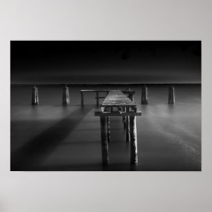 Poster Dock abandonné au lac Monroe