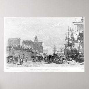 Poster Dock du prince, Liverpool