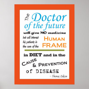 Poster Docteur de Thomas Edison de la future