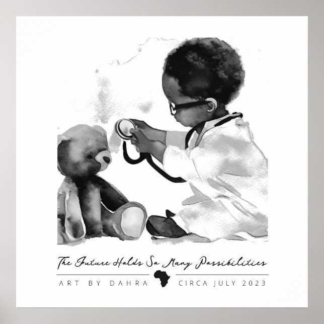 Poster Docteur noir (Devant)