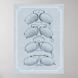 Poster Docteur oculaire, Optométriste ou Bureau Opticien