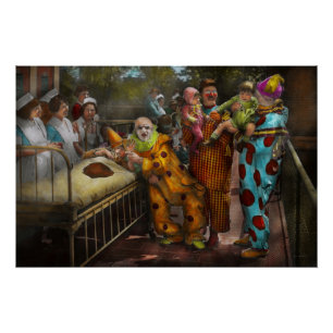 Poster Docteur - Peur des clowns 1923