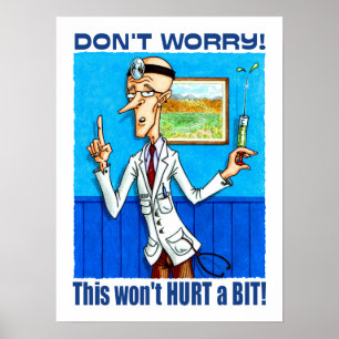 Poster Docteur Says ne s'inquiètent pas