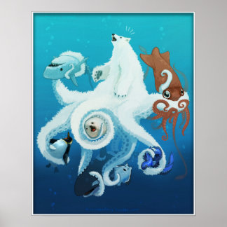Poster d'octo-ours royal