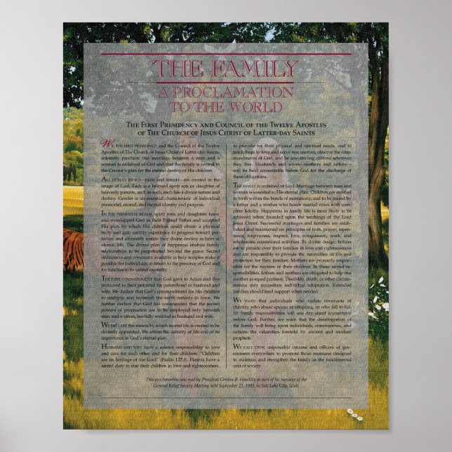 Poster Document de la série "La famille" (Devant)