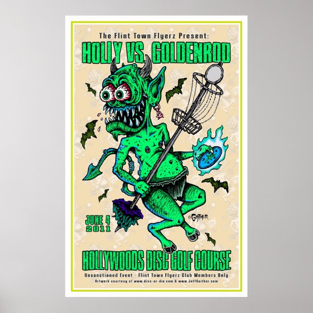 Poster DOD - Disk Golf (Devant)