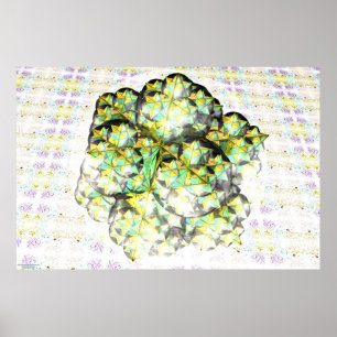 Poster Dodécaèdre stellé Fractal