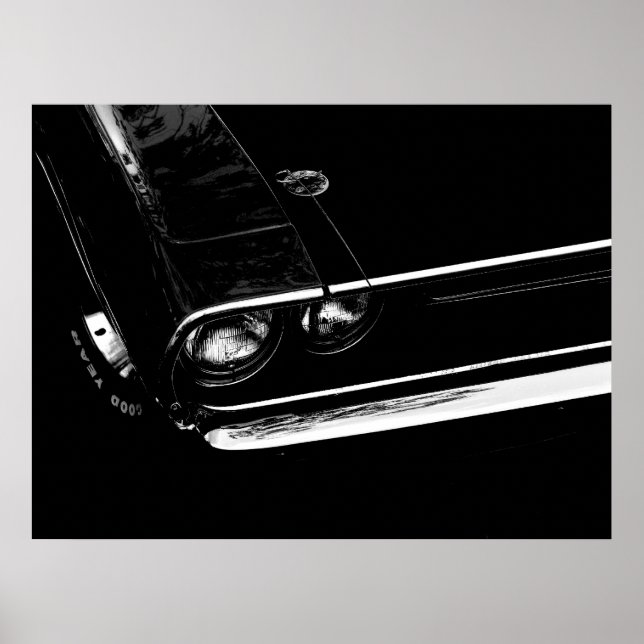 Poster Dodge Challenger (Devant)