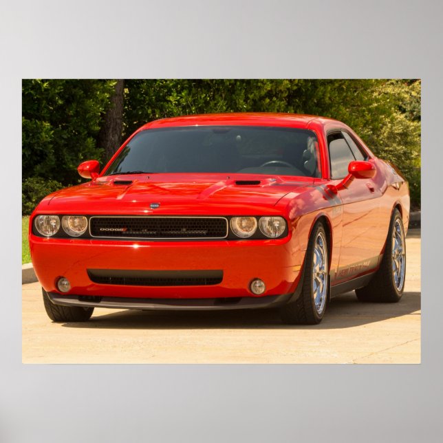 Poster Dodge Challenger (Devant)