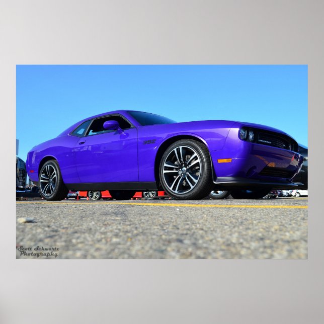 Poster Dodge Challenger SRT8 392 2013 (Devant)