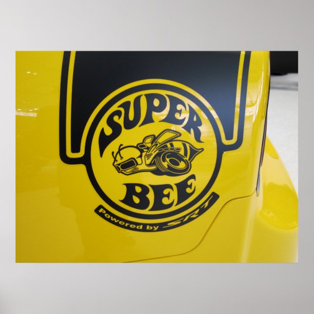 Poster Dodge Chargeur SRT Super Bee Emblem (Devant)