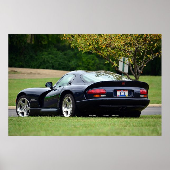 Poster Dodge Viper GTS (Devant)