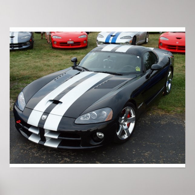 Poster Dodge Viper SRT10 GTS (Devant)