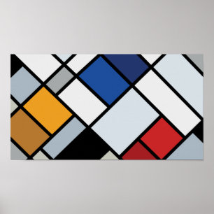 Poster Doesburg - Contra-Composition des dissonances