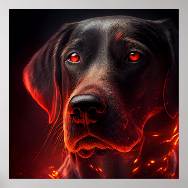 Poster Dog (Vorne)