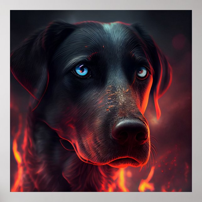 Poster Dog (Vorne)