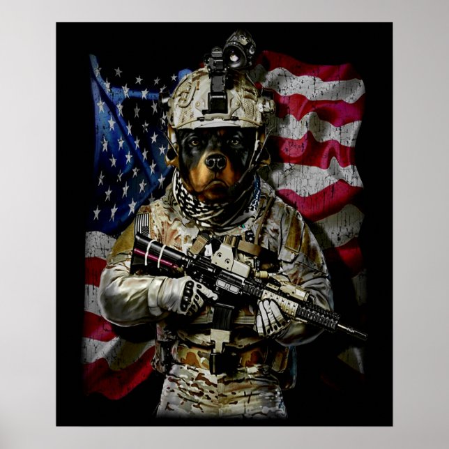 Poster Dog | Baby rottweiler (Devant)