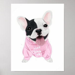 Poster Dog Lovers   Just Love Me, Love Dog