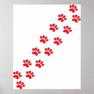 Poster Dog Paws