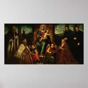 Poster Doge Alvise Mocenigo et famille