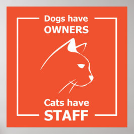 Poster Dogs have owners