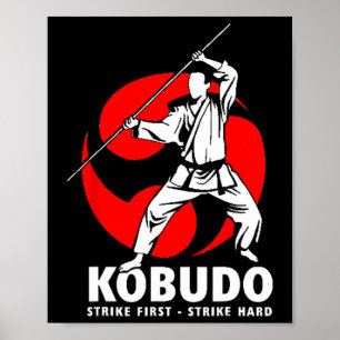 Poster Dojo de formation aux armes de Kobudo Martial Arts