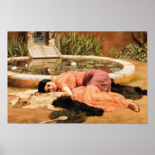 Poster Dolce Far Niente par John Godward