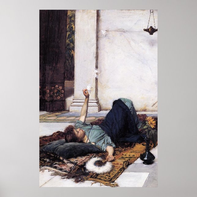 Poster DoLCE FaR NiENTE, par John William Waterhouse -187 (Devant)