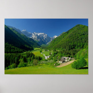 Poster Dolina de Logarska Slovénie