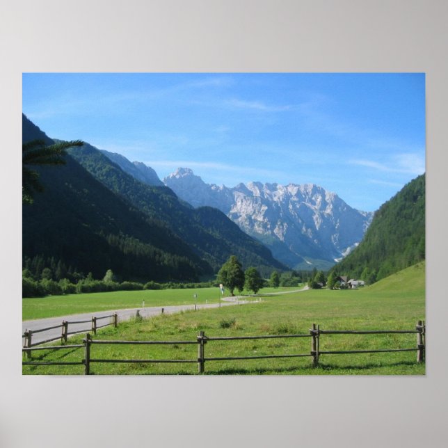 Poster Dolina de Logarska Slovénie (Devant)