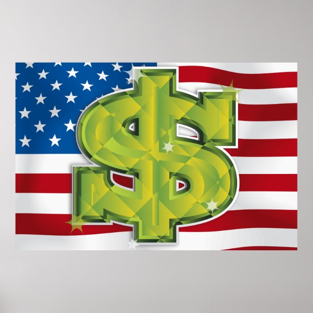 Poster Dollar américain (Devant)