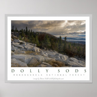 Poster Dolly Sods Wilderness Area Virginie-Occidentale