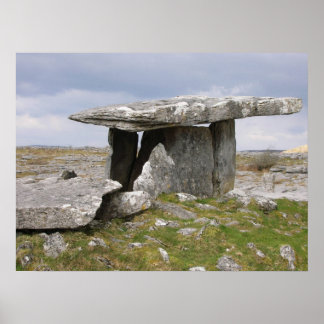 Poster dolmen de Poulnabrone
