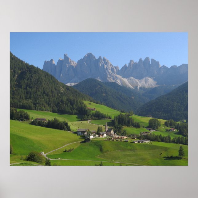 Poster Dolomites (Devant)