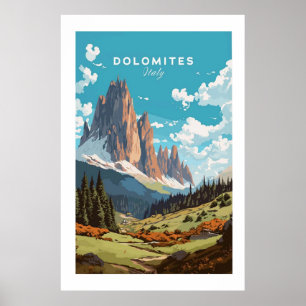 Poster Dolomites