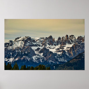 Poster Dolomites, Alpes italiennes