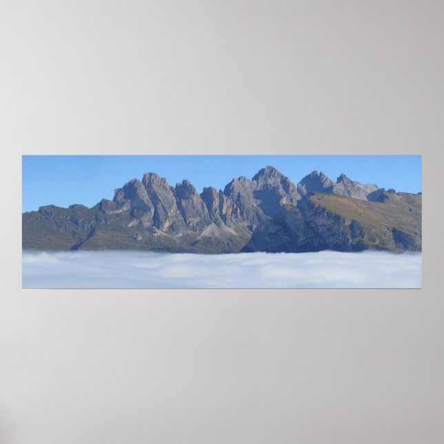 Poster Dolomites Italie (Devant)