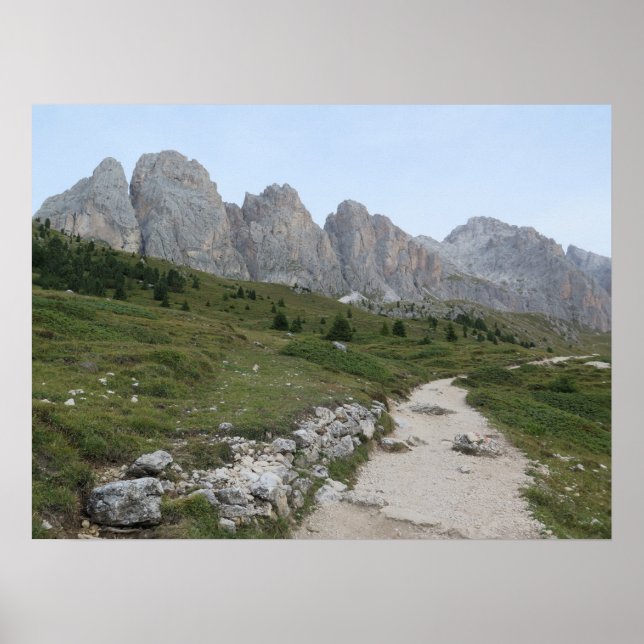 Poster Dolomites Italie (Devant)