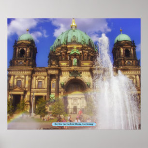 Poster Dom, Cathédrale de Berlin, Allemagne